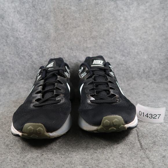 Nike Shoes Womens 10.5 Athletic Trainer Zoom Structure 21 Running Sneakers Black - Picture 2 of 13